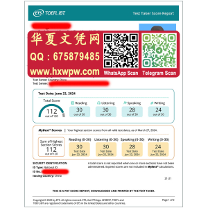 新版托福成绩单样本|定制2024年托福考试成绩单|办理新版TOEFL成绩单|仿制新版托福成绩单|购买2024年TOEFL考试成绩单|TOEFL iBT Test Transcript Records